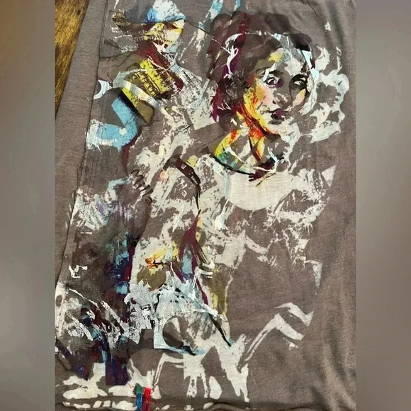 M Line Artwear by Milla | ladies hand painted skirt. Size: S. - Picture 4 of 16